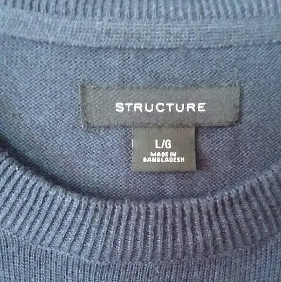 Structure Mens Color Block Sweater - Picture 3 of 4